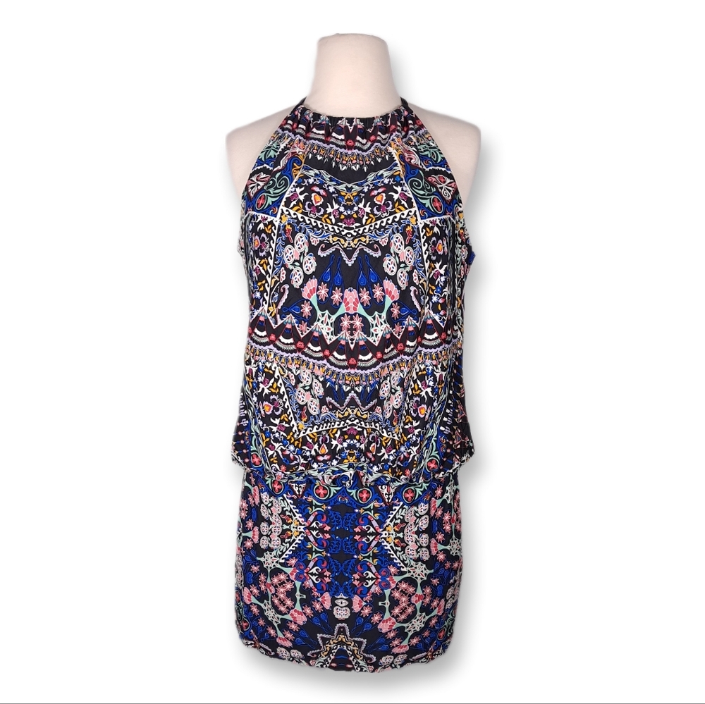 Dress Laundry by Shelli Segal Women Elastic Colorful Relaxed Fit Sleeveless M